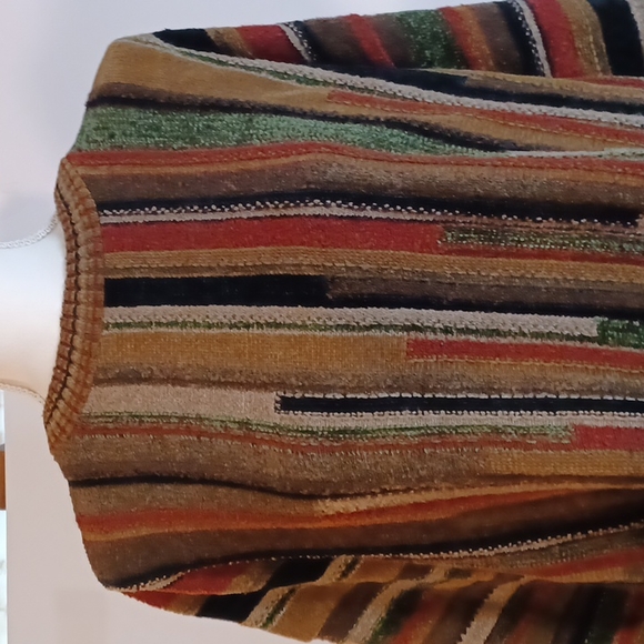 Protégé Collection Long Sleeve Sweater - Multi Earth Tone Colors. Size XL - Picture 3 of 6